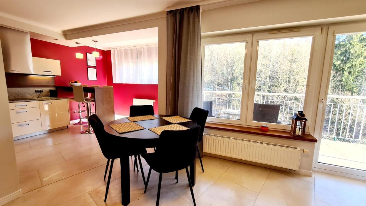 Na Bukowej, Apartament Widokowy Z Duzym Tarasem Висла Экстерьер фото